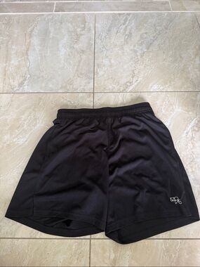 H&M Black Men's Athletic Shorts with Small Logo